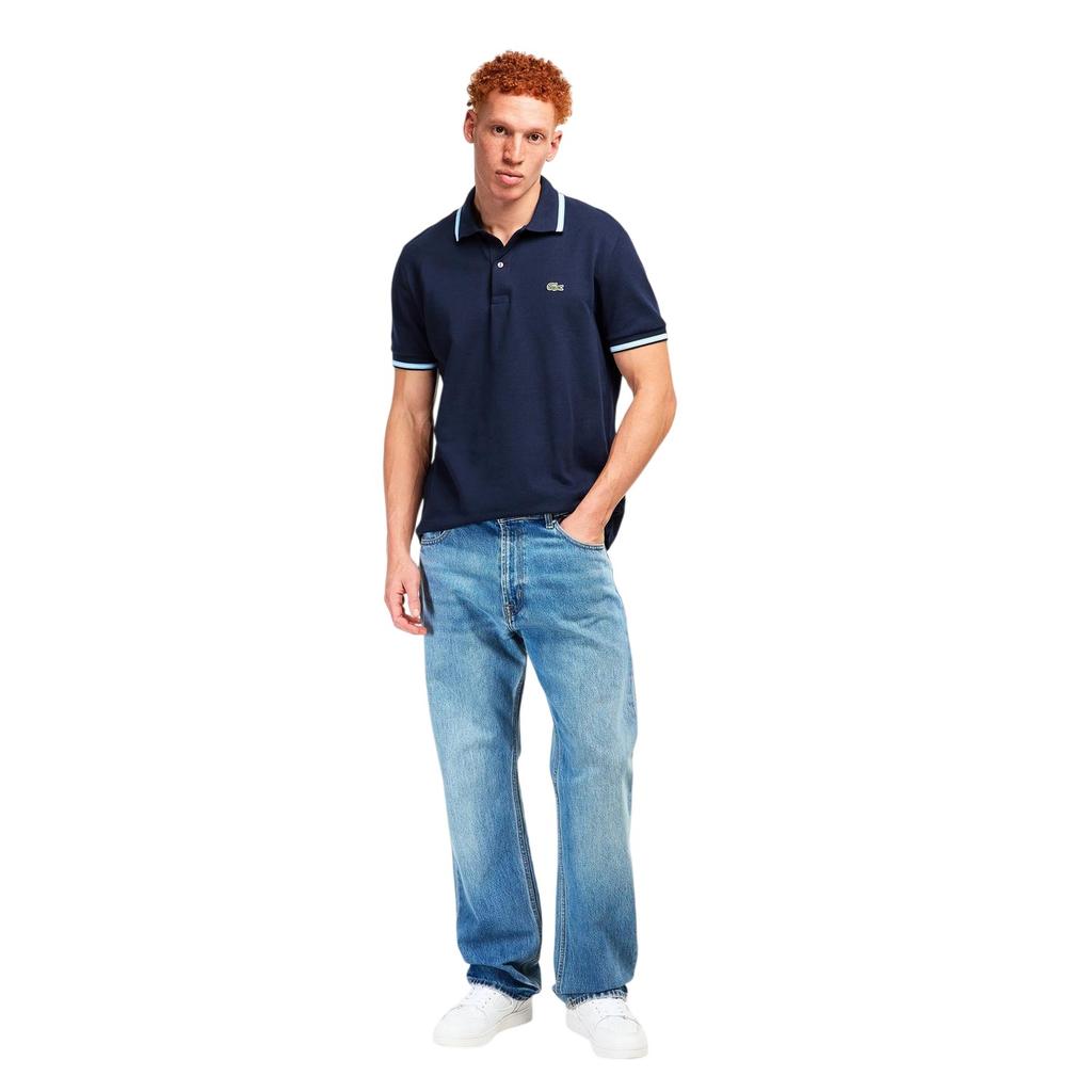 Lacoste Womens/Ladies Tipped Slim Short-Sleeved Polo Shirt