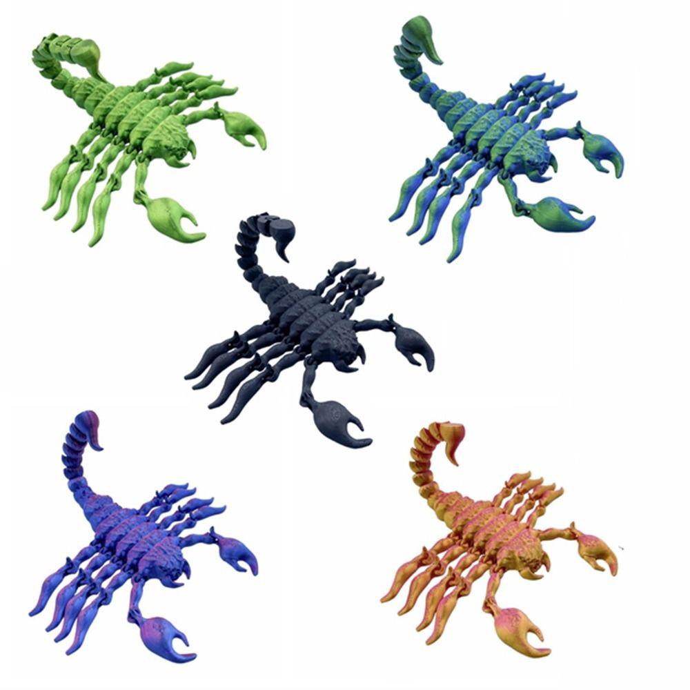 Articulated 3D Printed Scorpion Realistic Decorative Scorpion Figures  Landscaping Decoration
