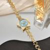 Y2k Charm Star Watch Zinc Zinc Zinc Alloy Chain Watches Luxury Star Shape Bracelet  Woman Ladies