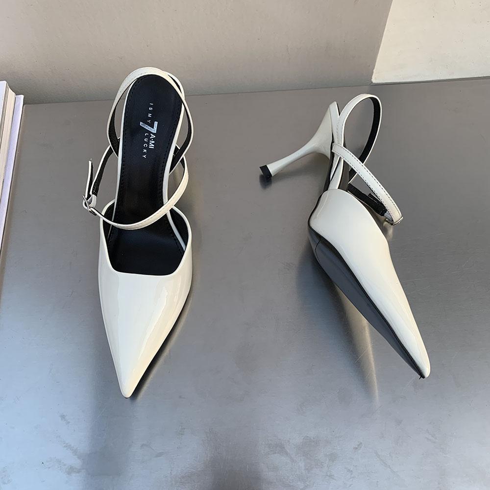 Fashion Pointed Toe Women Sandals 2024 New Arrivals Fashion Dress Shoes Stiletto Thin High Heels Party Pumps Dress Shoes 2024 News