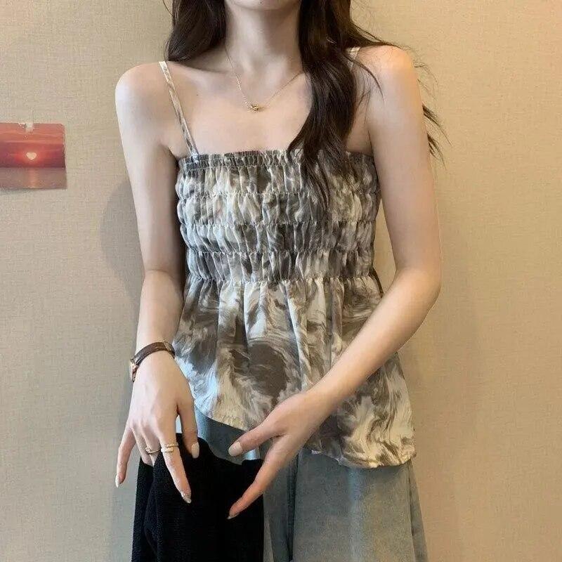 Design Vest Summer Camisole Womens Spicy Different Base Shirt Urban Style Women Pretty Lady Summer Top