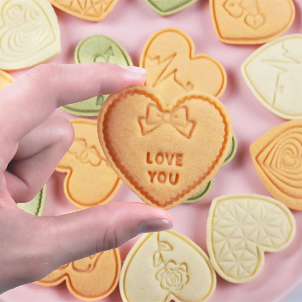 Biscuit Molds Cookie Molds Valentines' Day Series Biscuit Cutter Cookie Tool Perfect for Baking Enthusiasts Present