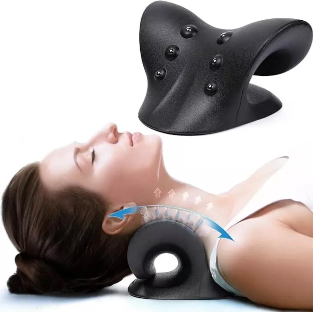 Neck and Shoulder Relaxer Cervical Chiropractic Traction Device Advanced Cervical Traction Device Remedial Pillows