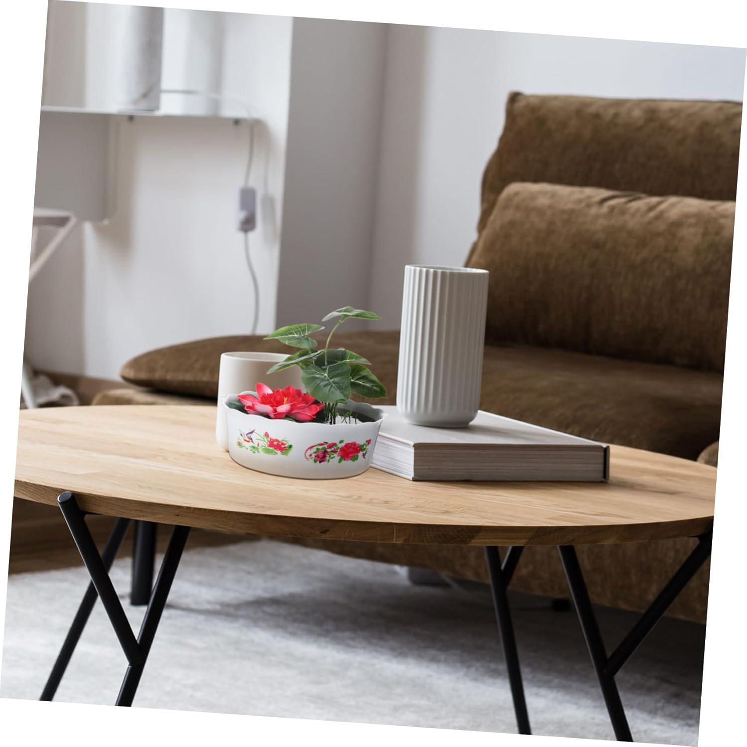 Kisangel 3pcs Lotus Plant Water Bowls Water Lily Pot Terrarium Bowl Hydroponic Plant Bowl Without Drain Hole