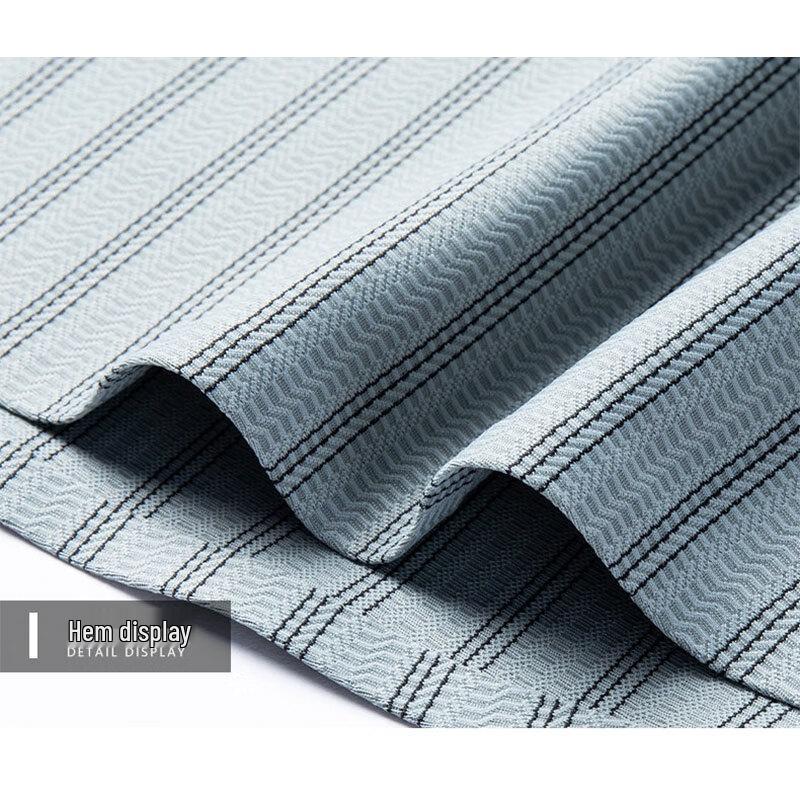 Hengyuanxiang Men's Summer Casual Striped Shirt