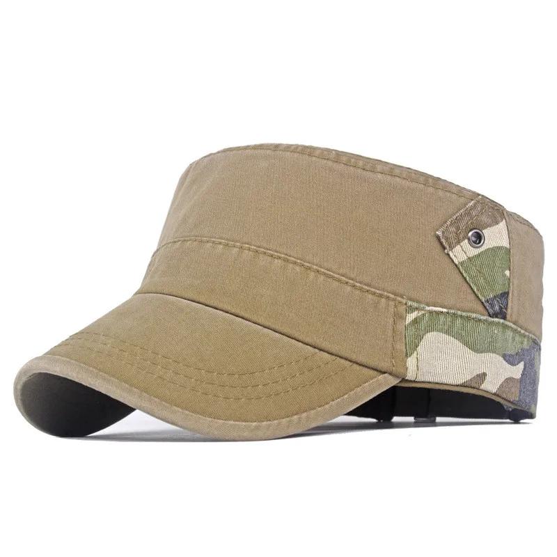 Spring and Summer Cotton Print Casquette Baseball Cap Adjustable Military Cap Snapback Hats for Men and Women 36