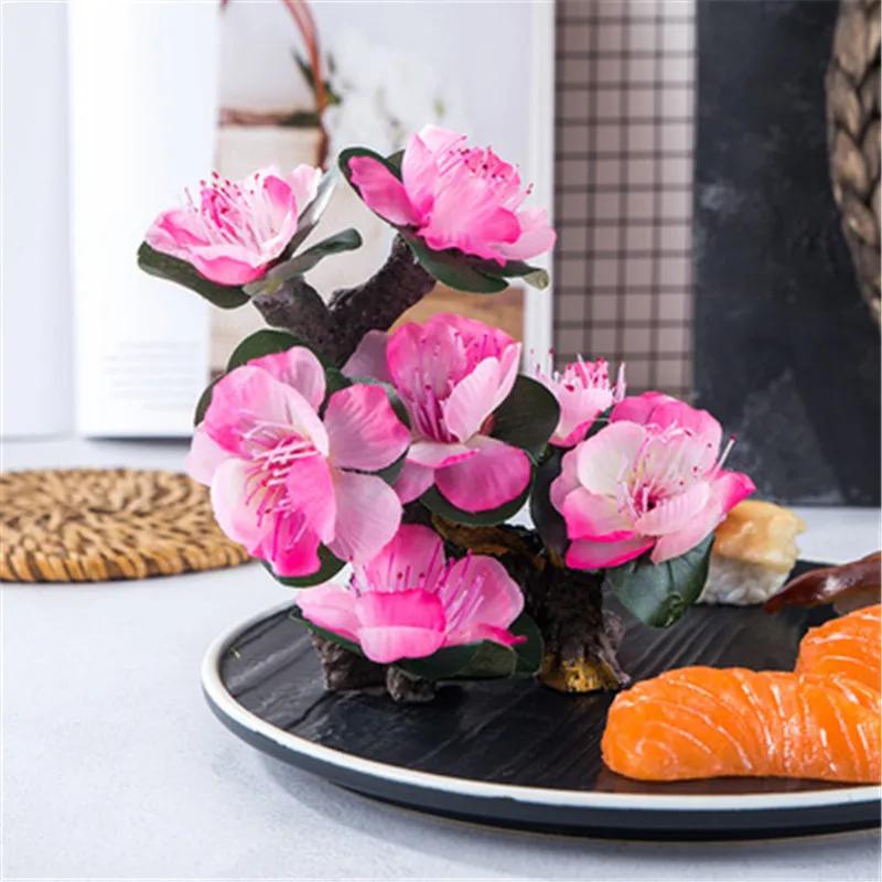 Japonský styl sushi mořské plody sashimi jídlo dekor květina hotel Restaurace obchod dekor kreativní nádobí tác talíř dekorační nástroj