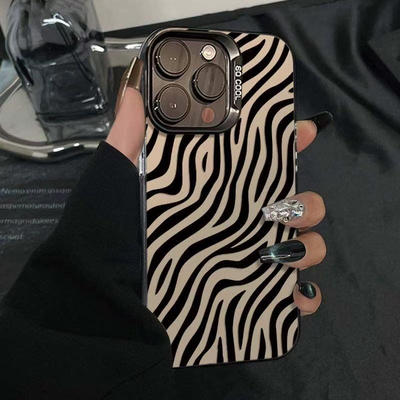 

Zebra Stripe Case for iPhone 14/15/16 Pro Max - Stylish Personality Design iPhone 16 Pro Max