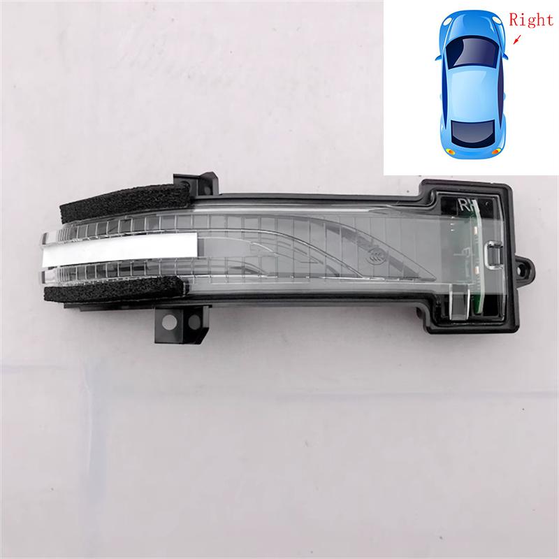Auto Rear Heated Mirror Glass Cover Turn Signal Light Lamp for Geely Okavango Proton X90