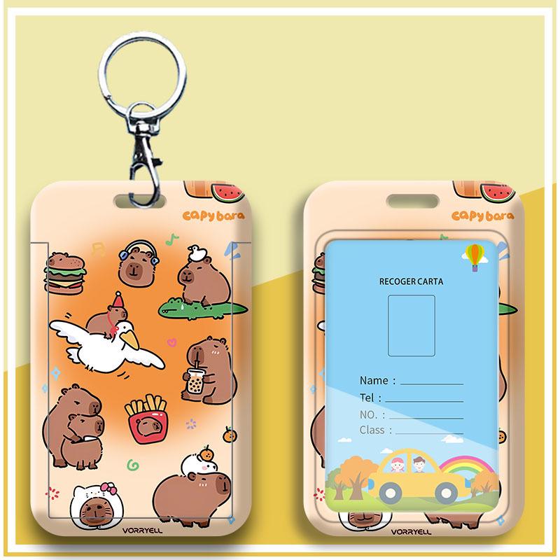 Student Preschool/Work ID & Transportation Lanyard Card Holder