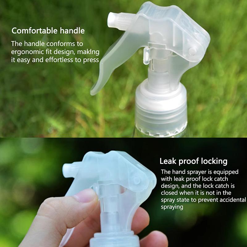 Plastic Cleaning Hand Trigger Spray Bottle Garden Water Sprayer Vaporizer Moisturizer Refill Bottle Travel Container