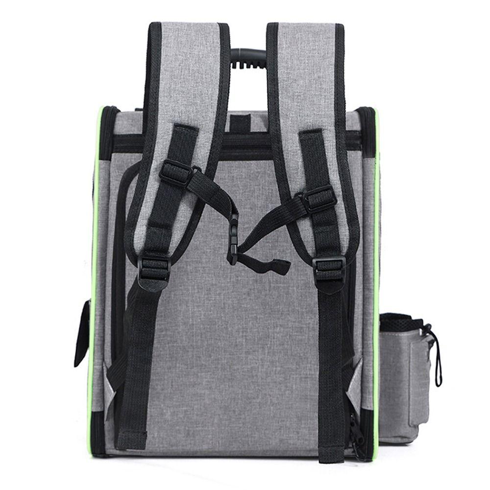 Large Capacity Portable Puppy Backpack Foldable Pet Travel Bag Expandable Cat Bag  Camping Trip