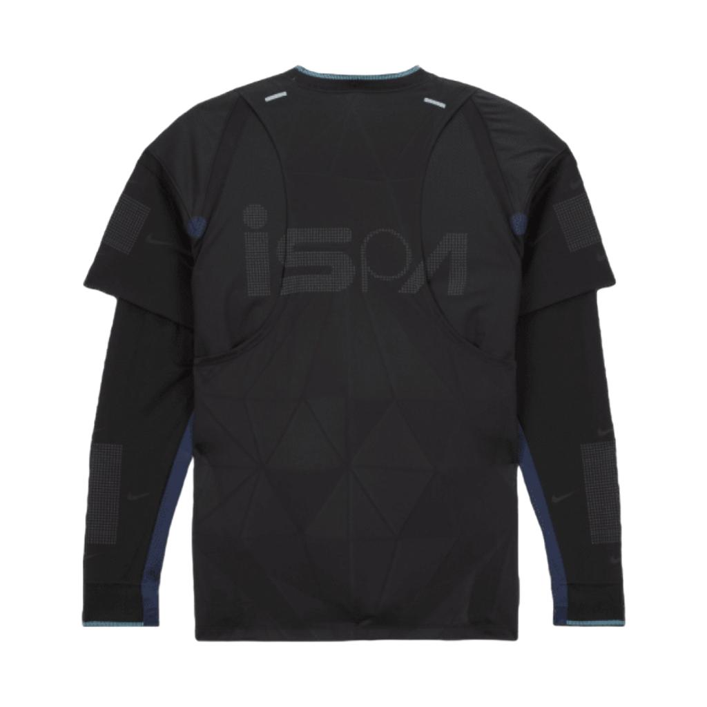 Nike ISPA Series FW23 Multi-Contour Spliced Long-Sleeve T-Shirt Unisex Tops Black FB2706-010