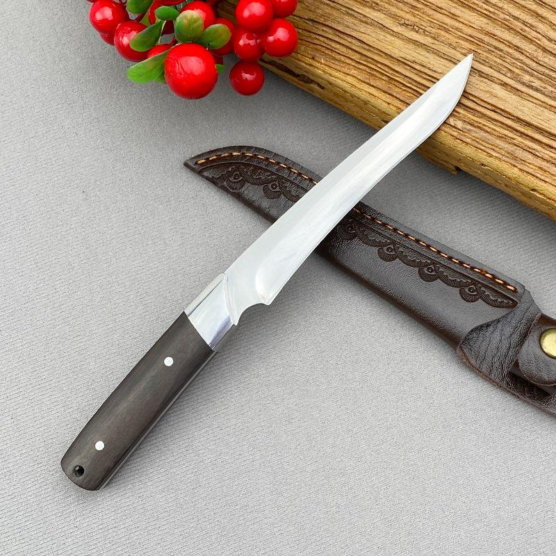 Cutter Barbecue Fleischbeil Obstmesser Steakmesser Edelstahlklinge Holzgriff Koch Küchenmesser Schneiden Ausbeinen
