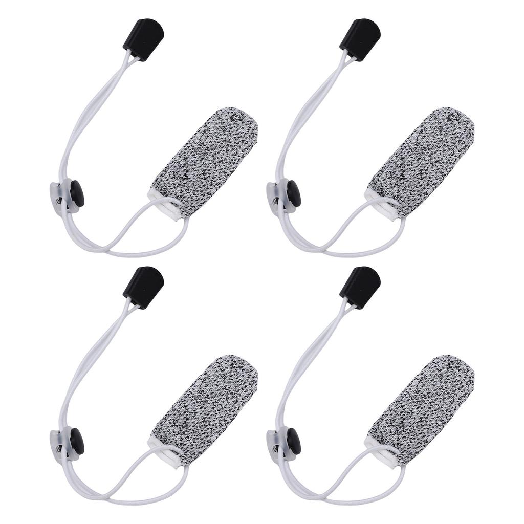 10pcs Single Finger Fishing Glove HPPE Anti Slip Anti Scratch Adjustable Breathable Soft Fishing Finger Protector for Outdoor Fishing Equipment