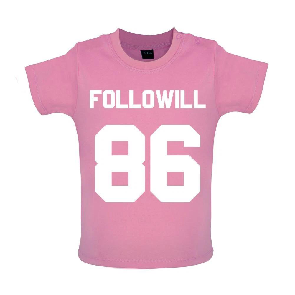 

Followill 86 - Baby Kids Boys Girls Unisex T-Shirt / Babygrow - Kings Tour Band Love Fan Fire 1986 140