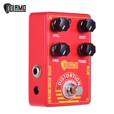 Dolamo D-9 Distortion Gitar Efekt Pedalı, Presence Distortion Ses Tonu Kontrolleri ve Gerçek