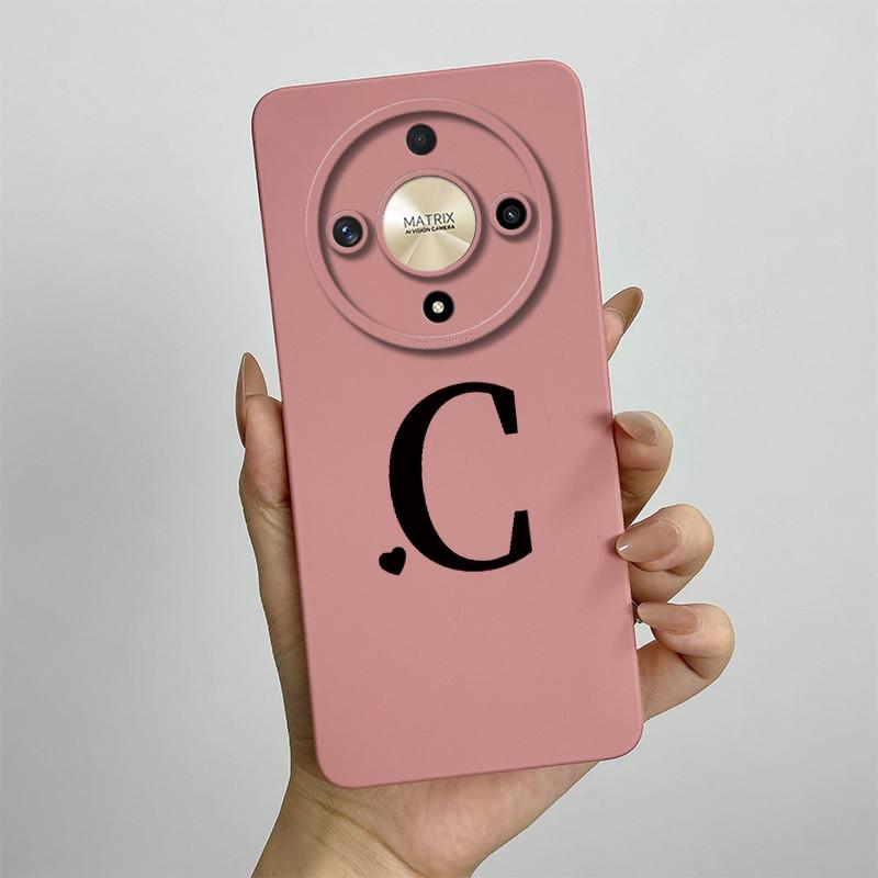 For Honor Magic5 Lite Case Magic 6 Lite Cute Couple Letters Cover Soft TPU Phone Case For Honor Magic6 Lite Magic 5 Lite Bumper