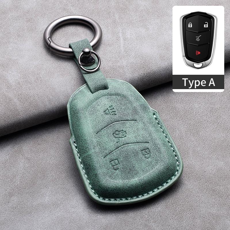 New Sheepskin Car Remote Key Cover Case Shell For Cadillac ATS-L XTS XT5 CTS CT6 ATS 28T SRX Escalade 2015 Styling Accessories
