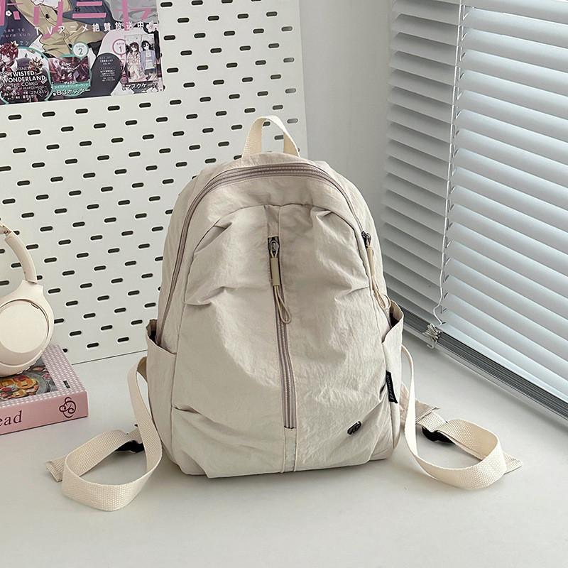 Color Solid Simple Mini Lightweight Nylon Hiking Bag For Outdoor Activities