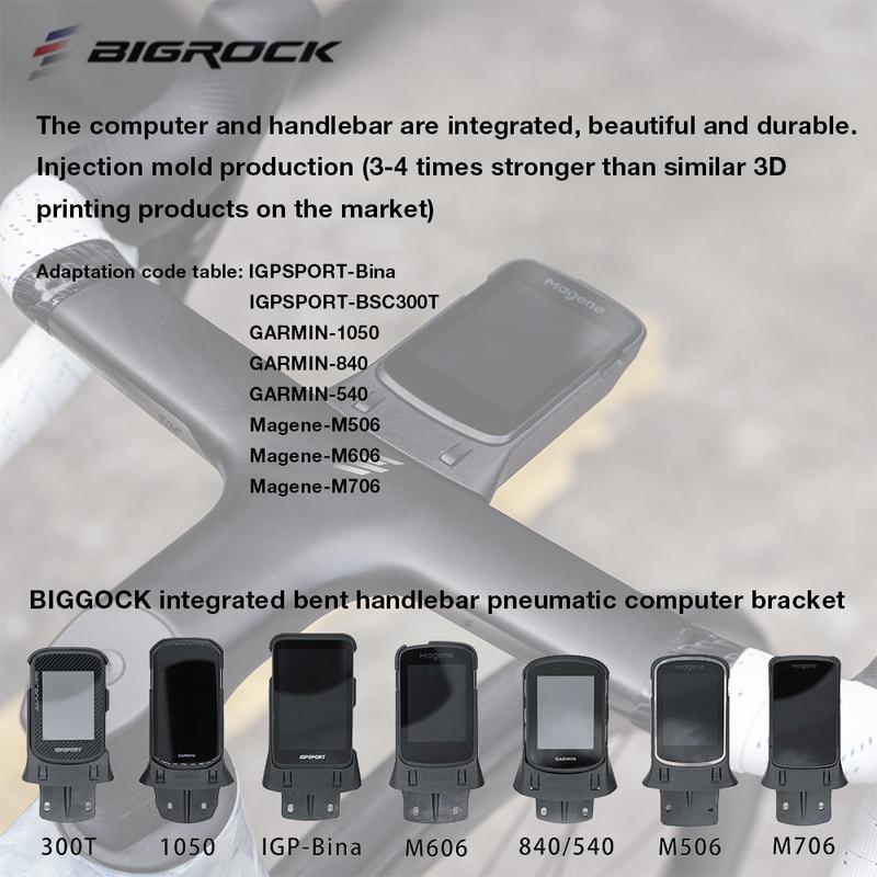 For BIGROCK integrated handlebar pneumatic computer bracket ceiling chandelier bracket camera suitable Magene/Garmin/IGPSPORT