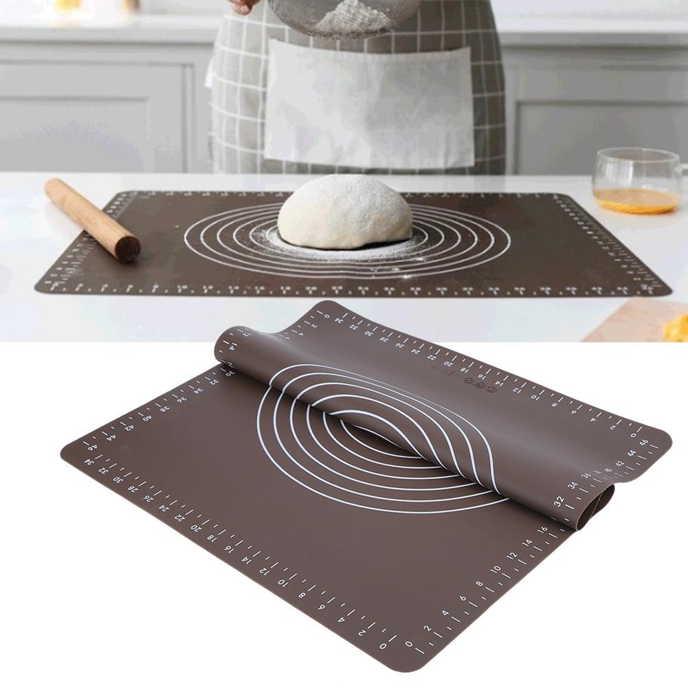 NonStick Silicone Baking Mat High Temperature Resistance Dough Flour Kneading Rolling Pad Kitchen Tools