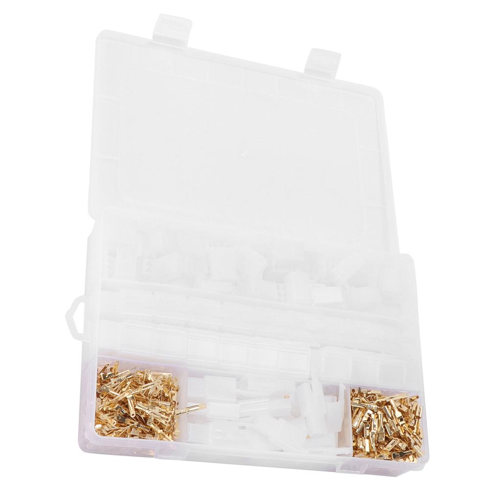 580PCS Car Electrical Connector Block Insulating Terminal 2.8mm 2 3 4 6 9Pin for Motorcycle Boat