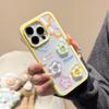 Coque transparente à motif floral pour iPhone 17/16 Pro Max, protection intégrale, compatible avec l'iPhone 15