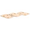 3Pcs Guitar Neck Shims, Wood Guitar Neck Plate for Guitar Neck Protections Set