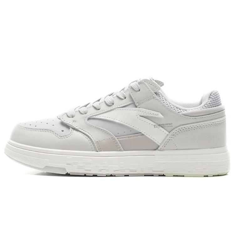 

Новые кеды Anta Street Naughty с низким верхом для скейтборда, мужские, серые с белым, 112218050-1, с защитой от скольжения и износостойким покрытием 41