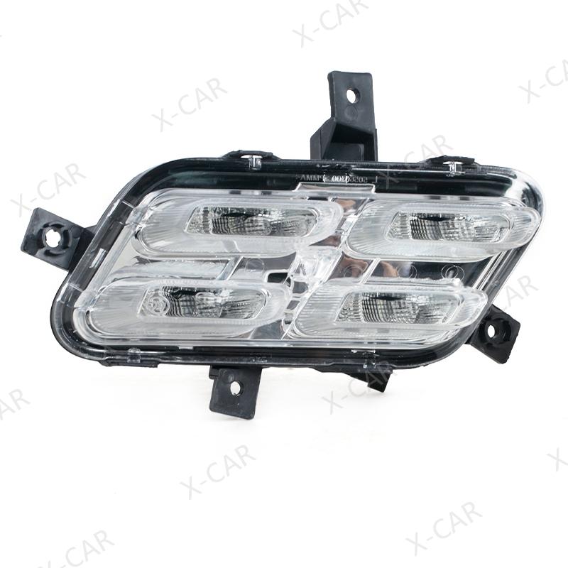 For Chery Jetour X70 X70S 2018 Front Bumper Daytime Running Drive Light Fog Lamp Trim Cover Frame Grille