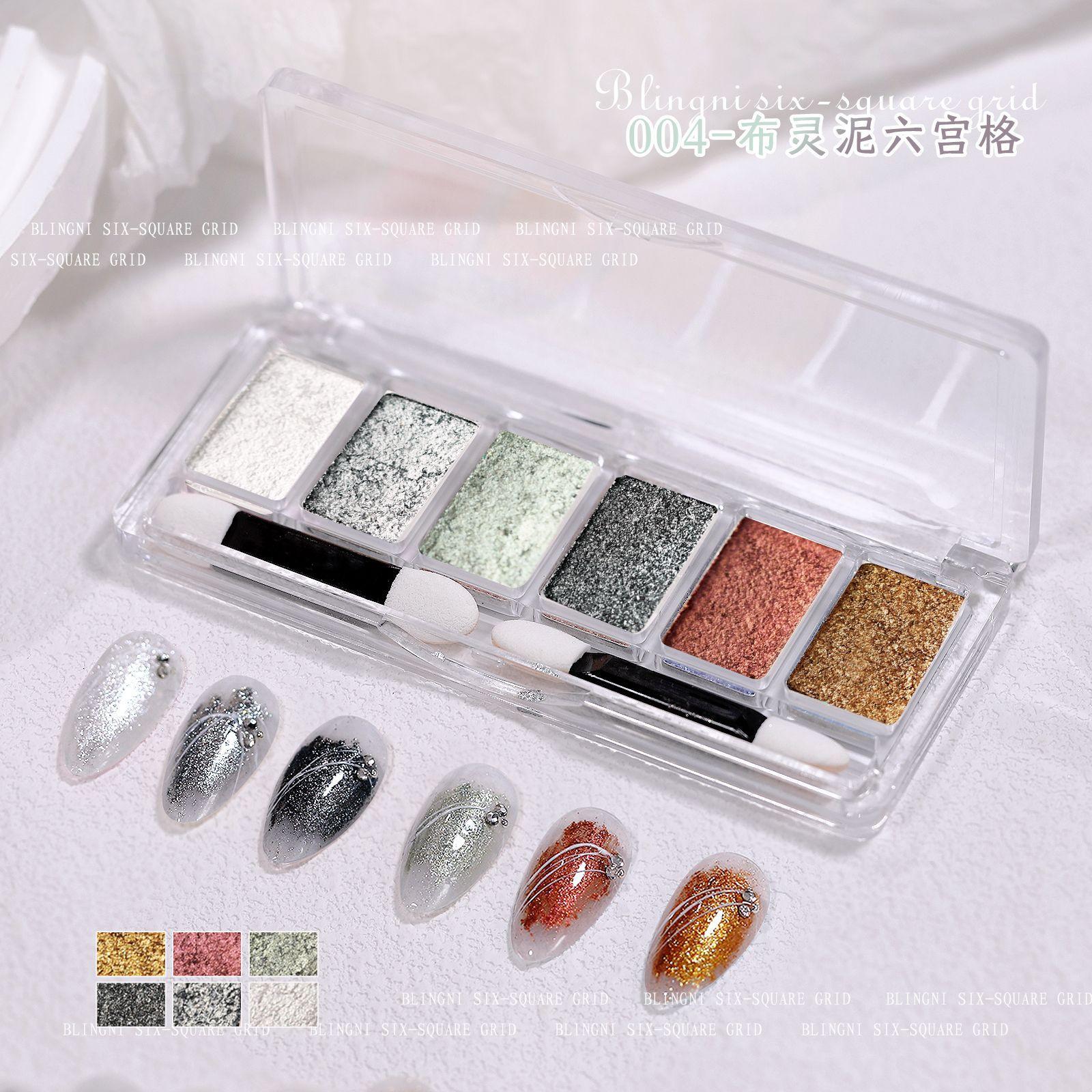 

Nail Art Buling Mud Nail Art Aurora Powder 2024 Блестки Maillard Magic Mirror Powder Yunjin Powder Beauty