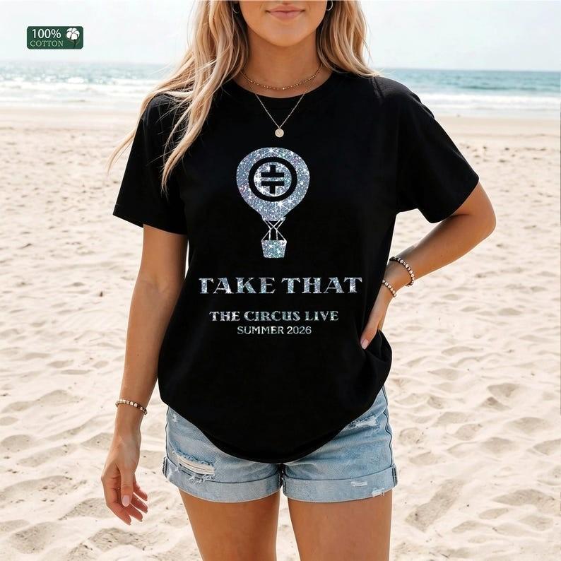 Unisex Take That Tour Shirt The Circus Live Summer 2026 Tour Tee XL
