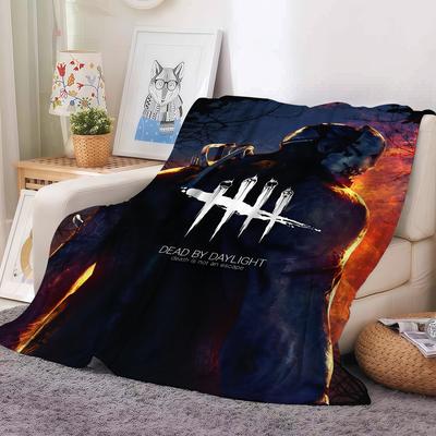 Spiel D-Dead b-By D-Daylight Decke Für Sofa Büro Bett Flugzeug Reise Schlafen Lesen Entspannen Camping Weich Und Warm