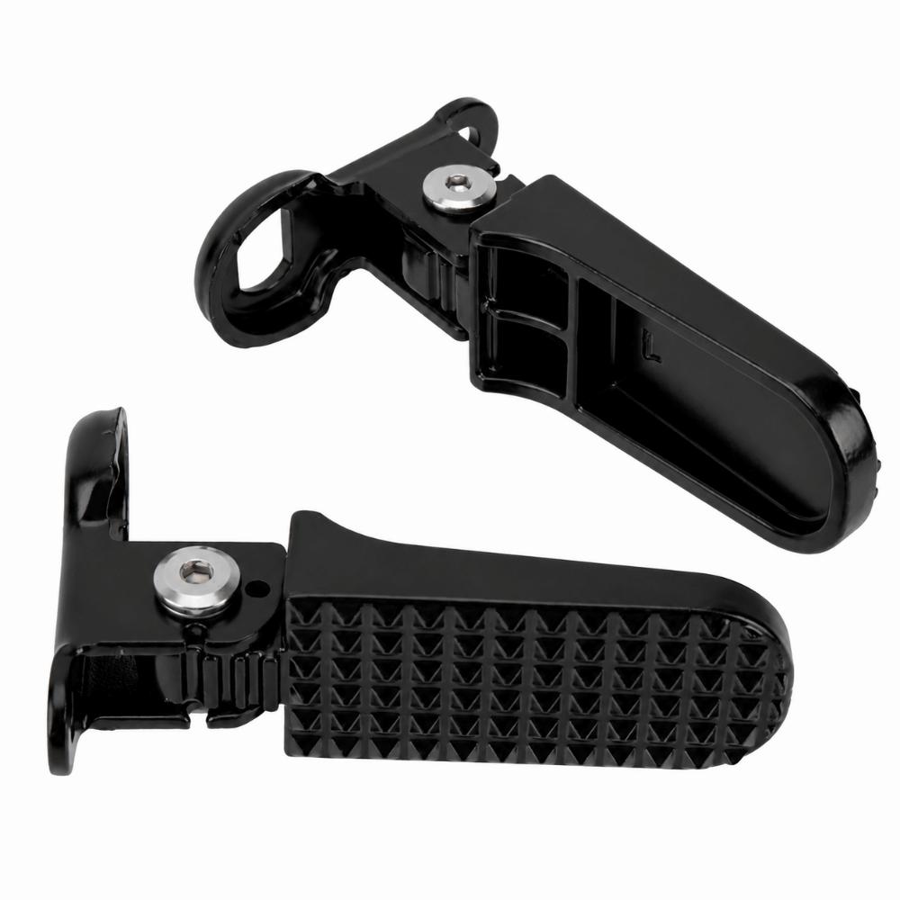 1 Pair Foldable Bike Foot Pegs Non-Slip Rear Bike Pedals Durable Bicycle Footrests  Daily Riding Use