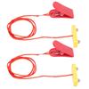 2 Pcs Treadmill Emergency Stop Switch 53x16mm Rectangular Dual Insert Treadmill Safety Key with Clamp