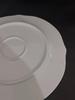 Elegant Retro Western Ceramic Plate for Italian Cuisine - Pure White Vegetable Dish