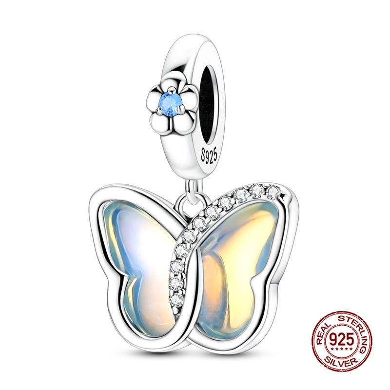 Original Charm Copper Fruit Four-Leaf Clover Series Charm Bead Fit 3Mm Original Bracelet For Women Diy Jewelry Gift