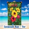 Butterfly Theme Beach Towel Personalized Custom Name & Text Soft Quick Dry Beach Towel for Swimming Travel