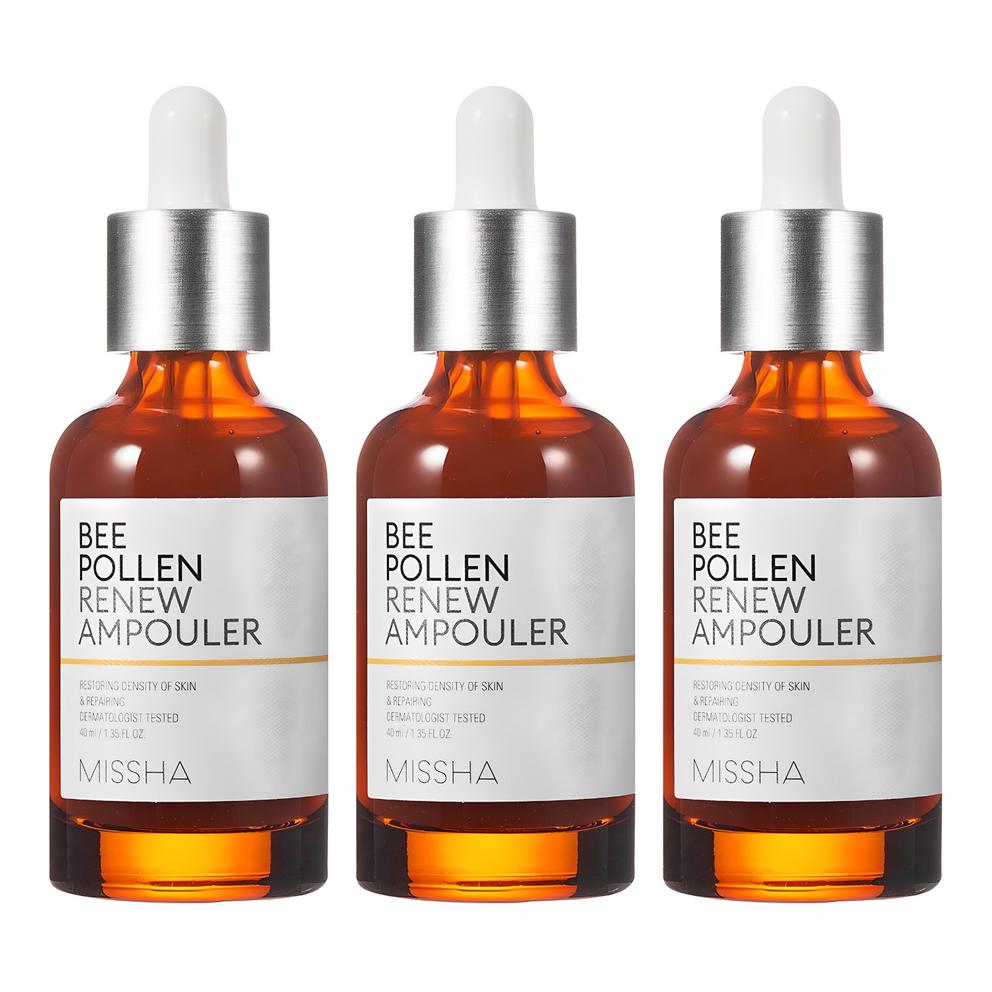 

MISSHA Bee Pollen Renew Ampouler, 40ml, 3pcs