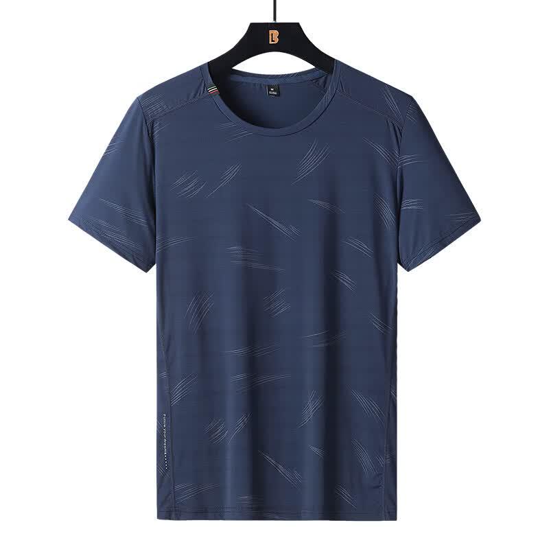 JEEP SPIRIT Men s Ice Silk Short-Sleeve T-Shirt L