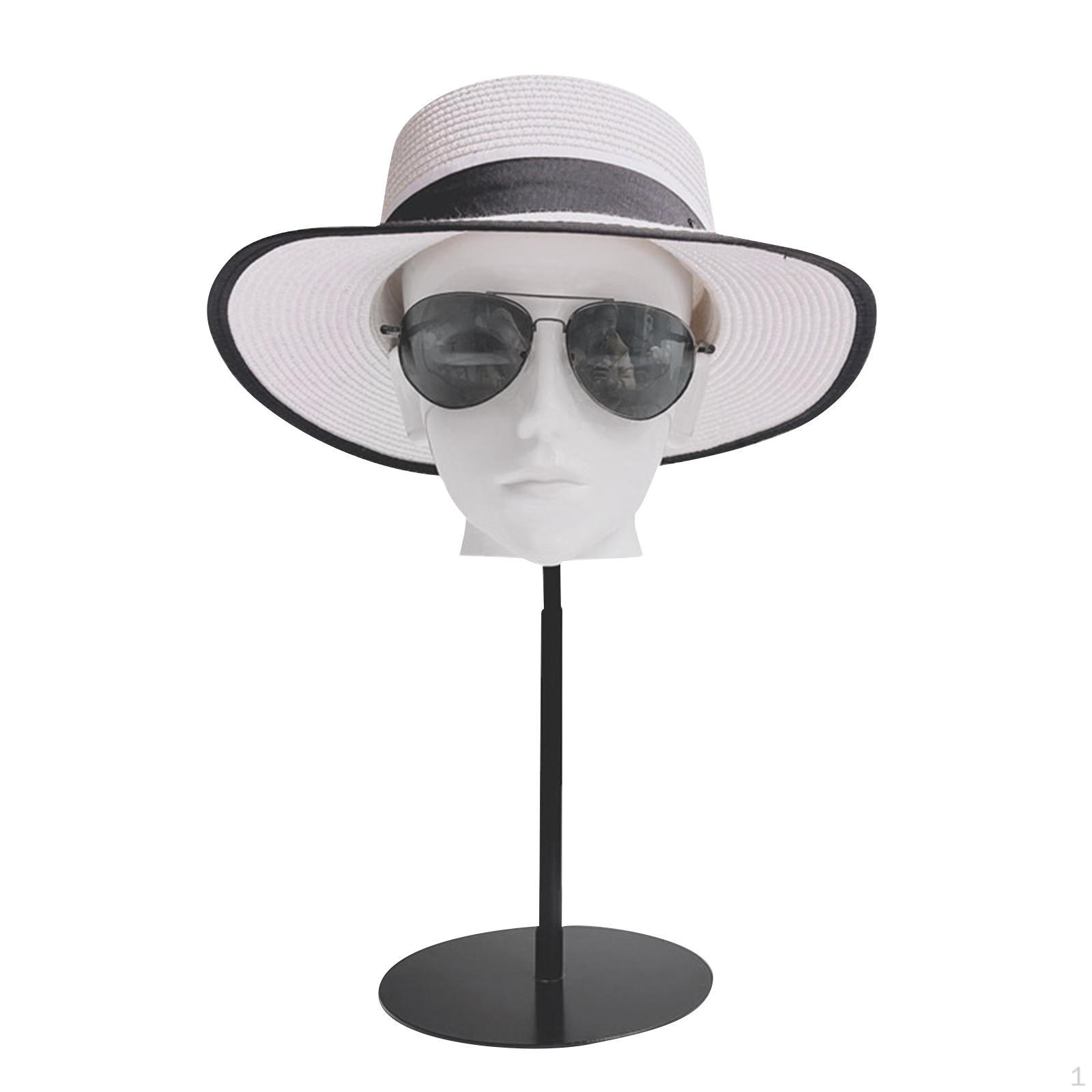 

Голова манекена Капелюх Перуки Підставка Тримач для окулярів Регульована висота для Професіоналів Або Практичного використання Black Base