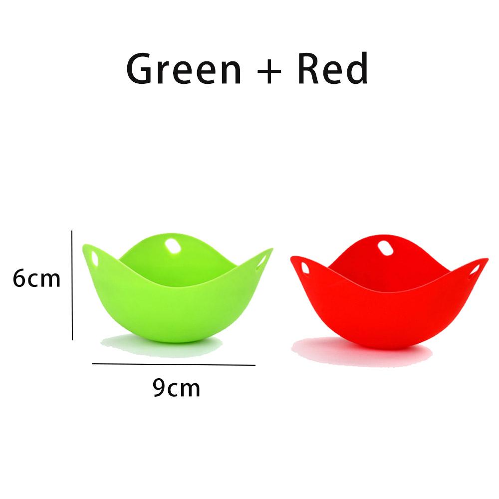 

2pcs Set Egg Poachers Non Stick Silicone Material Safety and Flexibility Food Grades Poaching Cups High Temperature Resistance