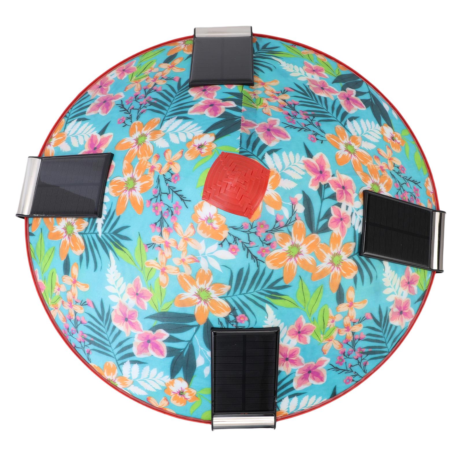 

Шляпа с вентилятором, цветочный узор, дождестойкая, тихая, от солнца, с 4 солнечными вентиляторами, налобный фонарь для работы на открытом воздухе, рыбалки