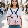 Neuer Y2K Süßer Itabag Comic-Ausstellung Rucksack mit großem Fassungsvermögen Süßes Mädchen Transparente Umhängetasche DIY Abzeichen Display Umhängetasche
