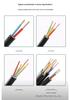 YJV 0.6/1kV 5x2.5 mm² Black XLPE Insulated Power Cable, 1m