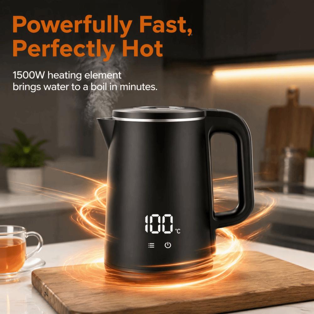 Digital Display Electric Kettle Temperature Settings Water Boiler Smart Kettle Coffee Making