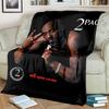 6 Size Rap Singer 2Pac Blankets 3D Printing Comfortable and Soft Picnic Blanket Gift To Family or Friends picnic blanket