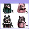 Grupo de Meninas Coreano Park Caiying Lisa Jin Zhixiu Mesmo Estilo Mochila Céu Estrelado Tecido Oxford 20-35l