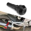 BYEMTTY Motorcycle Aluminum Muffler Slider Exhaust Pipe Slider for G310R G310GS S1000XR S1000RR S1000R K1200S R1200R R1200RS S1000 (Black)